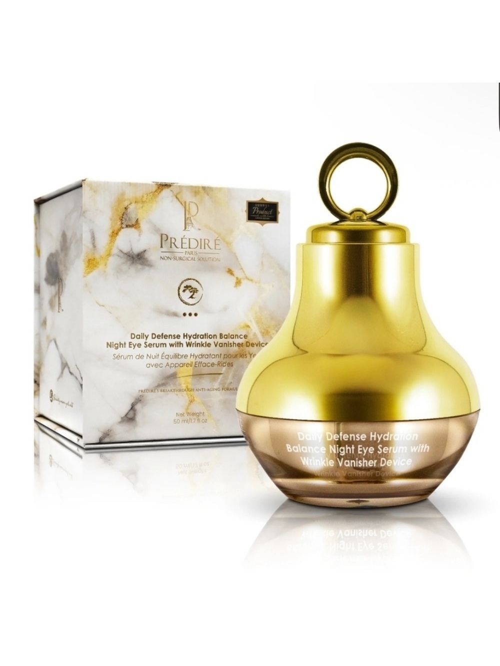 Predire Paris Hydration Balance Night Eye Serum with Wrinkle Vanisher Device NEW